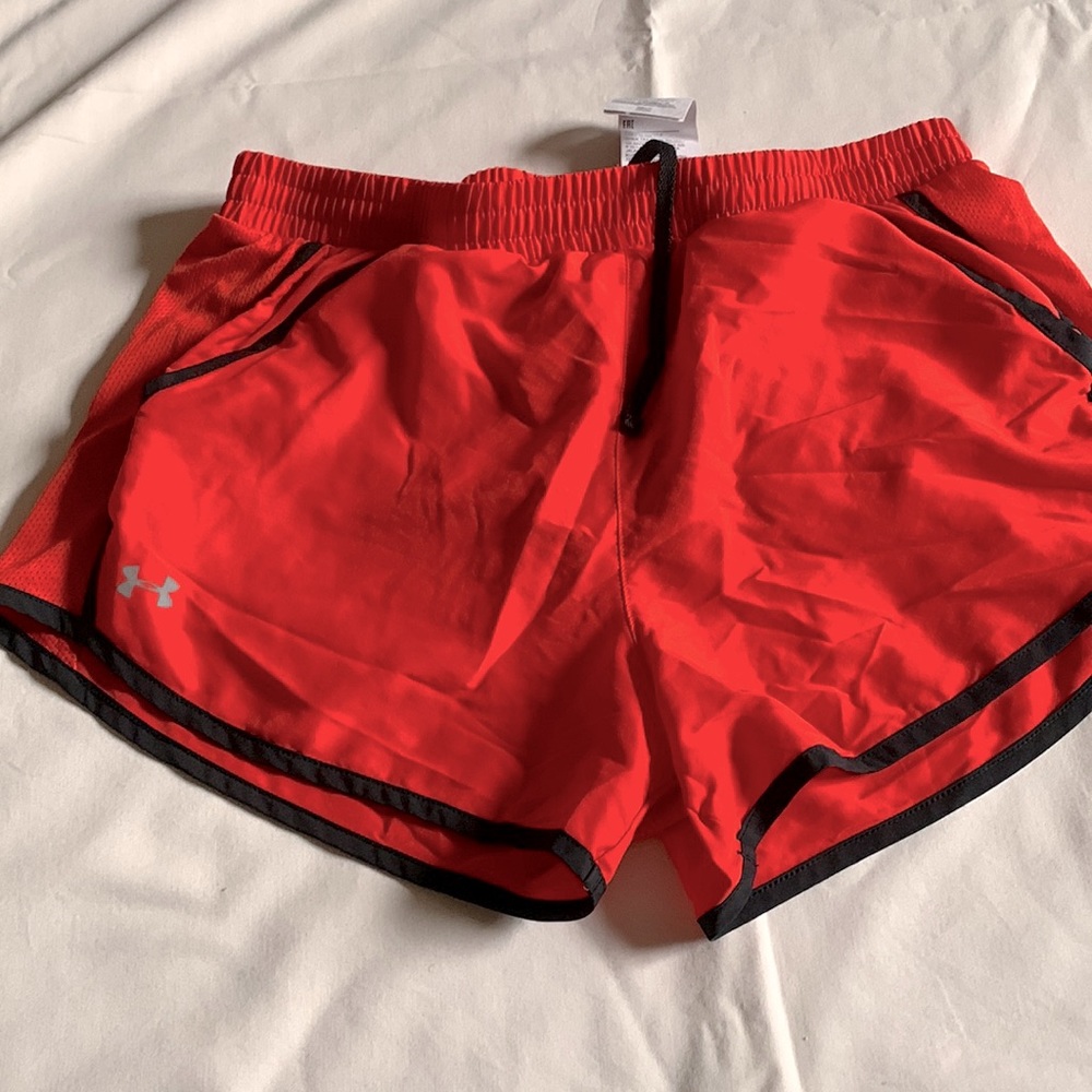 Red Running Shorts